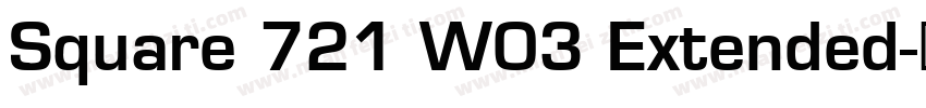 Square 721 W03 Extended字体转换